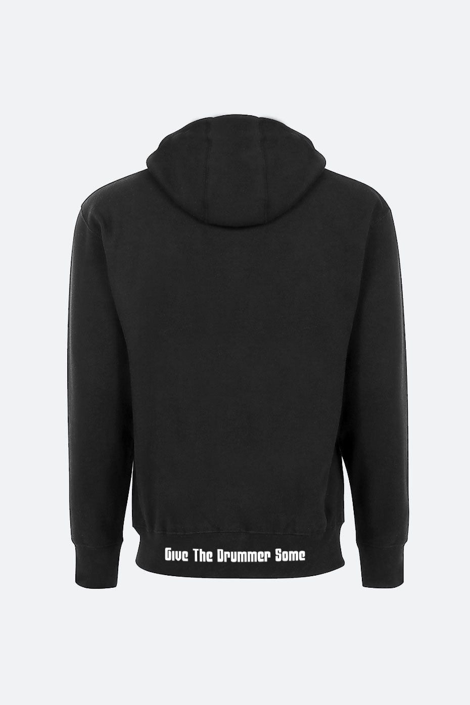 Give The Drummer Some™ Ghost Note™ Comfort Zipup Hoodie - Black