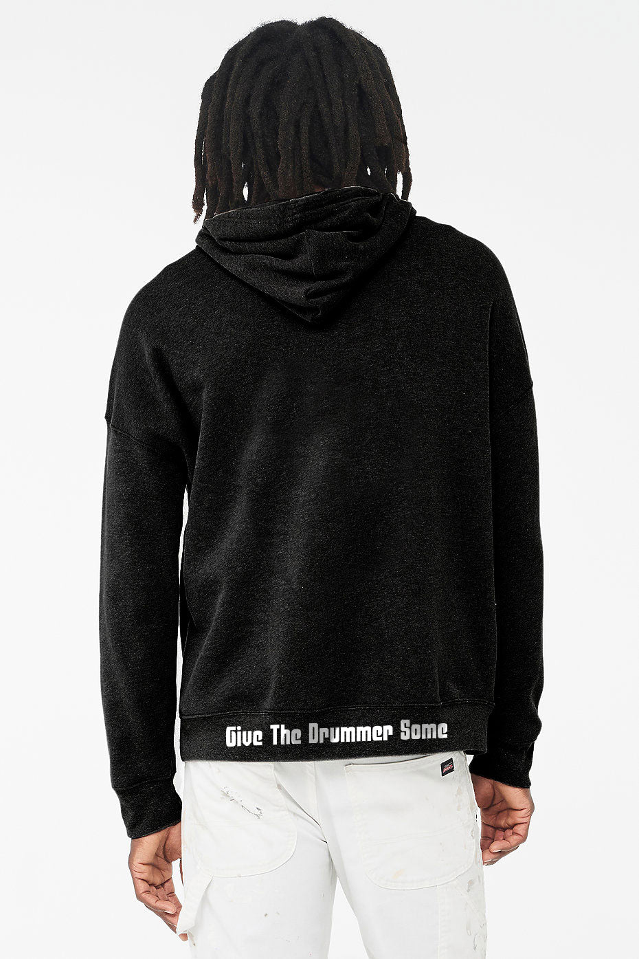 Give The Drummer Some™ UniSex Pullover Hoodie - Black