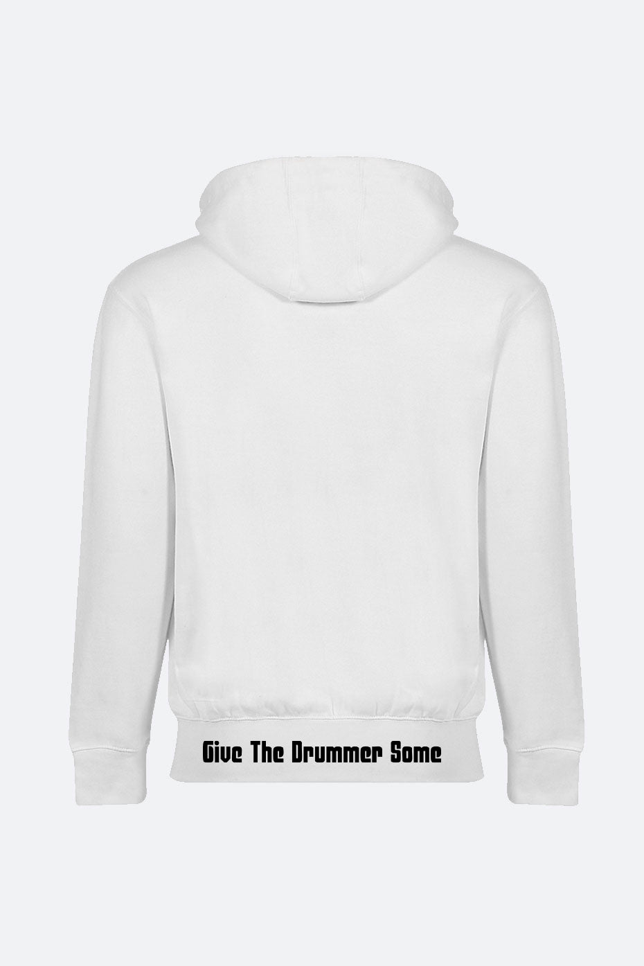 Give The Drummer Some™ Ghost Note™ Comfort Zipup Hoodie - White