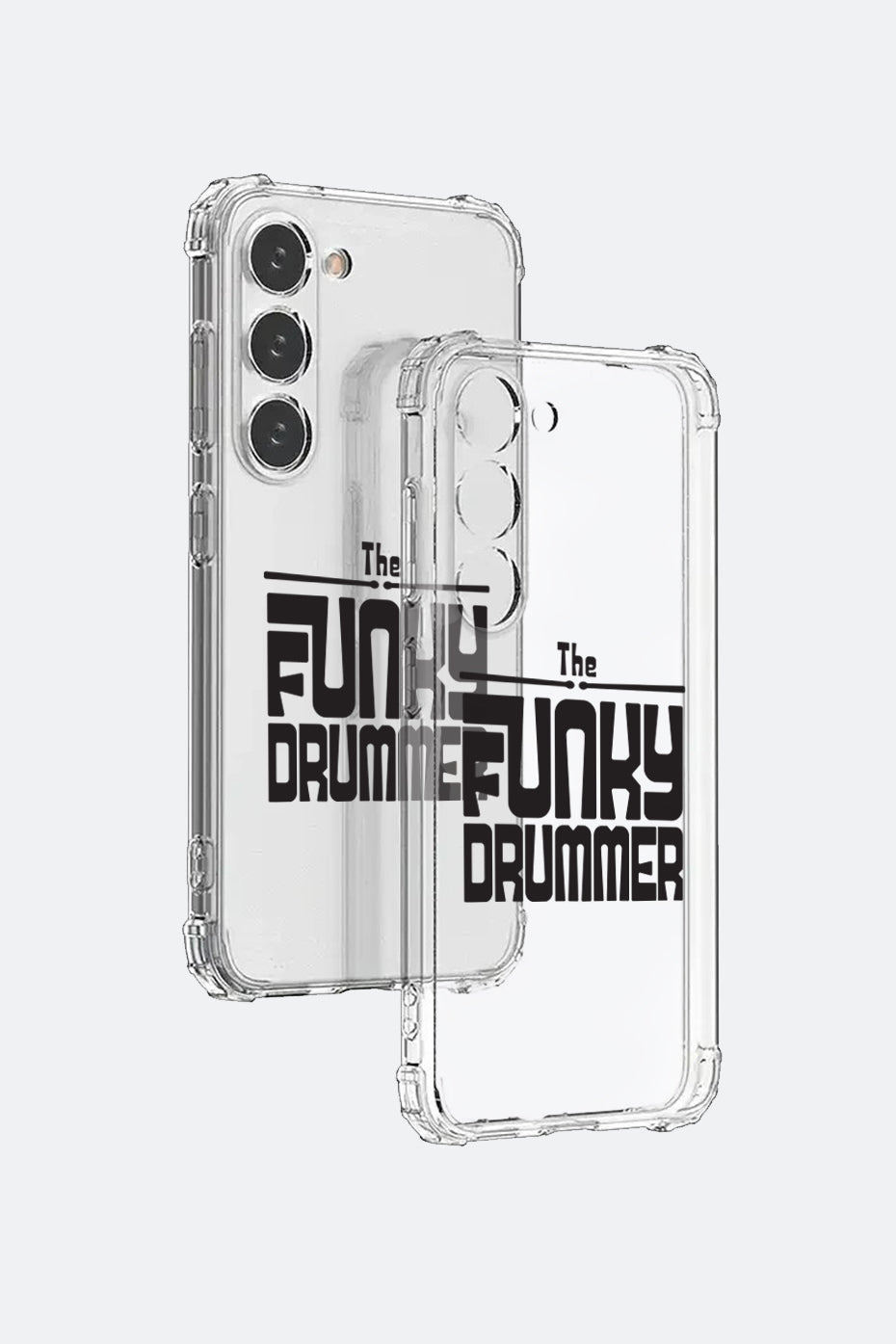 The Funky Drummer - Clear Phone Case