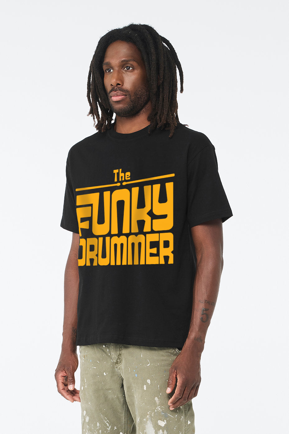 The Funky Drummer  - Black Tee
