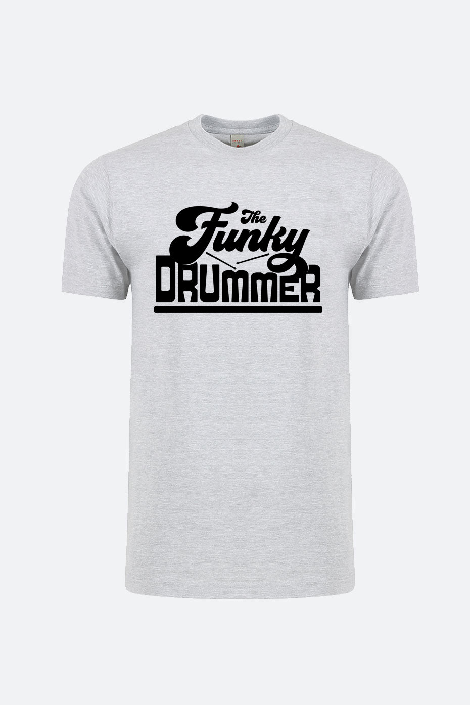 The Funky Drummer Crew Neck Tee - Grey