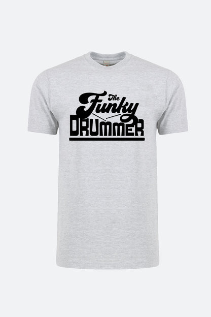 The Funky Drummer Crew Neck Tee - Grey