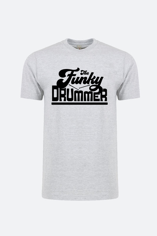 The Funky Drummer Crew Neck Tee - Grey