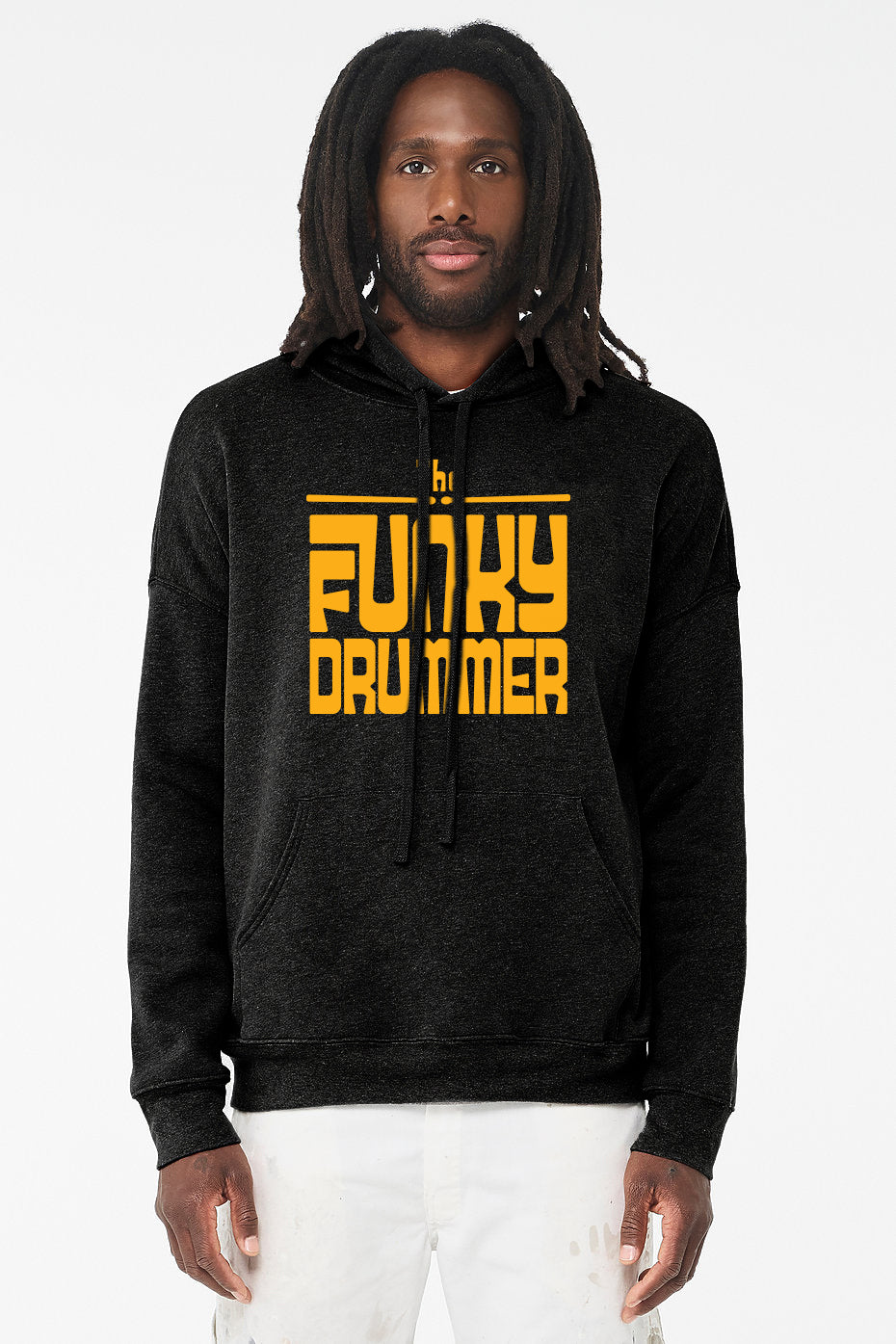 The Funky Drummer UniSex Pullover Hoodie - Black