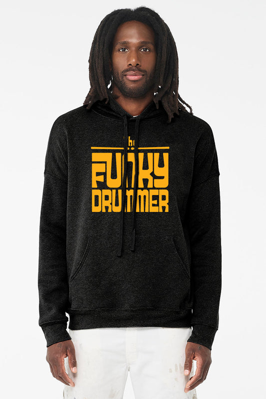 The Funky Drummer UniSex Pullover Hoodie - Black