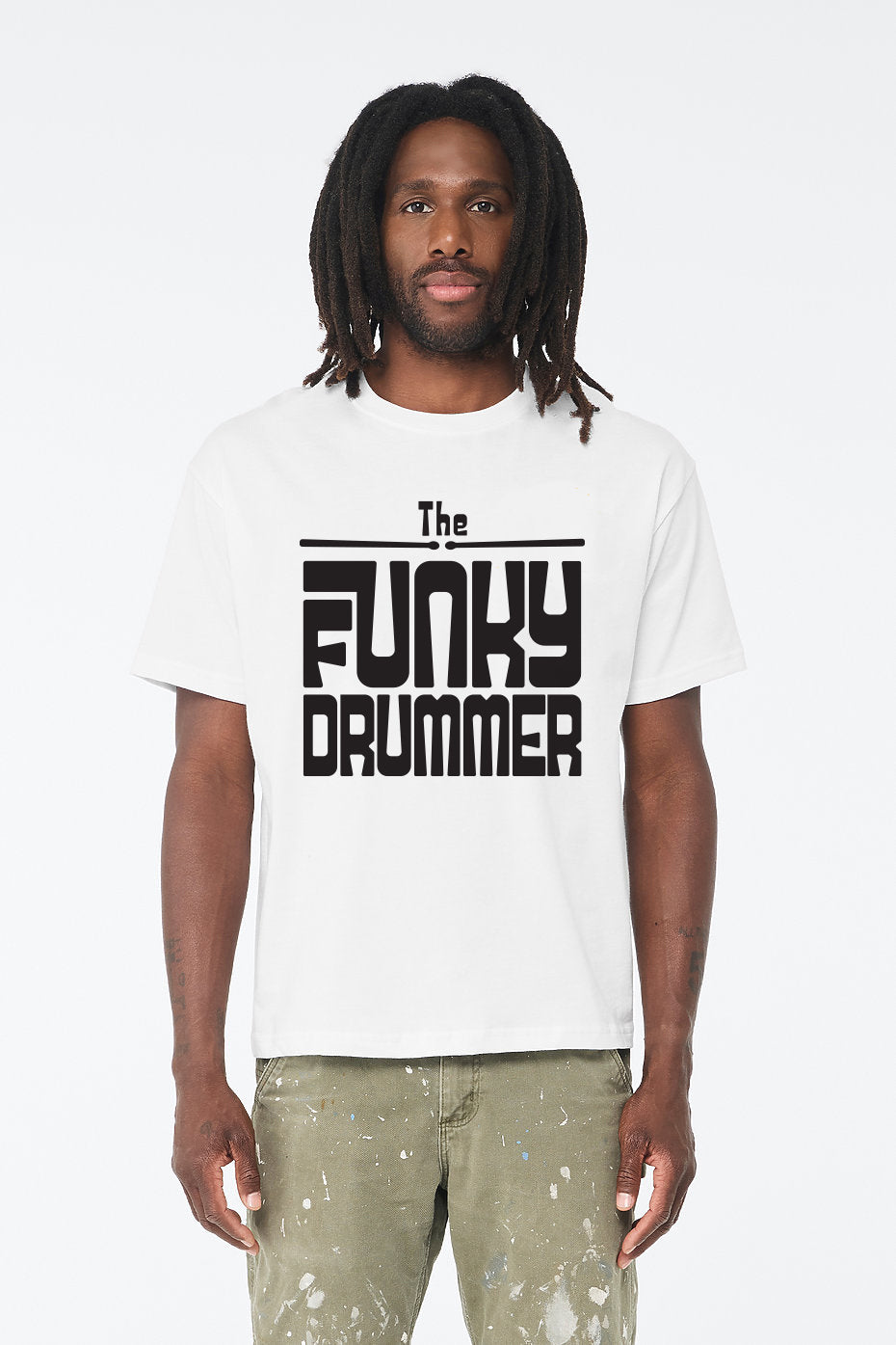 The Funky Drummer - White Tee