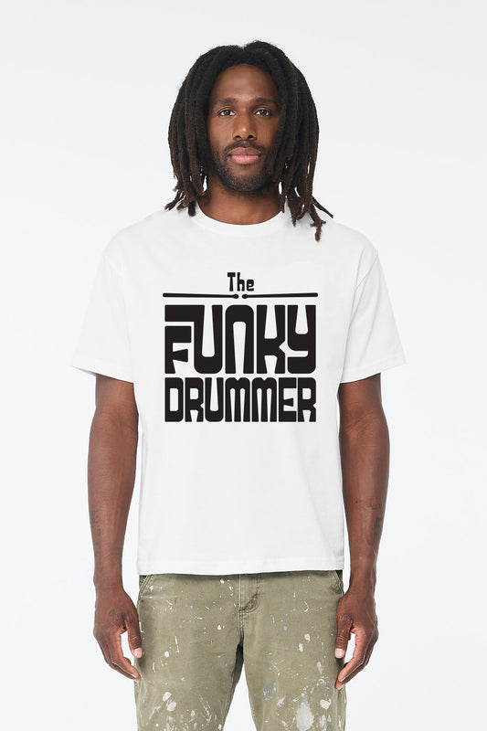The Funky Drummer - White Tee