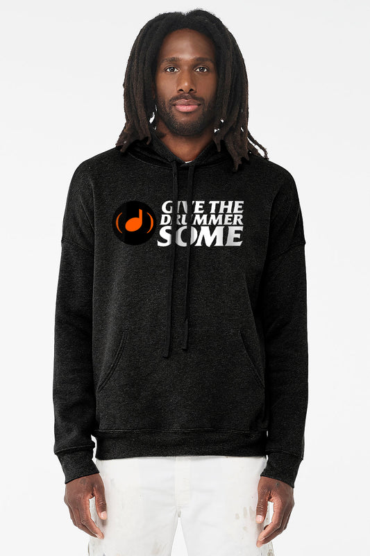 Give The Drummer Some™ UniSex Pullover Hoodie - Black