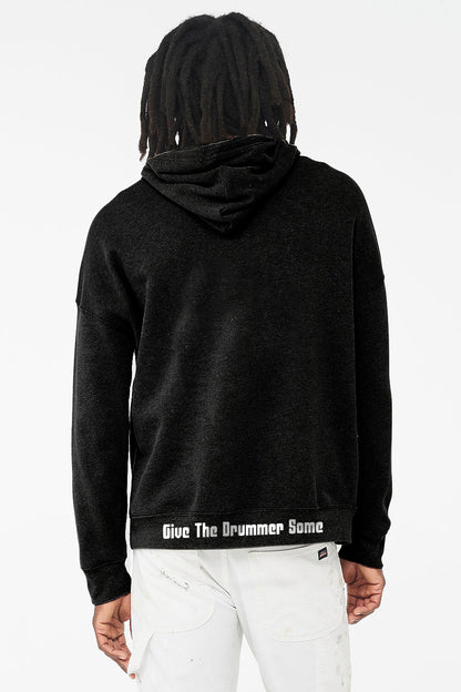 Give The Drummer Some™ UniSex Pullover Hoodie - Black