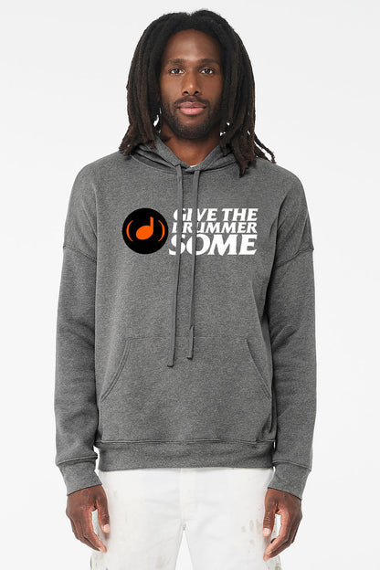 Give The Drummer Some™ UniSex Pullover Hoodie - Grey
