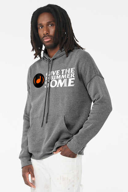 Give The Drummer Some™ UniSex Pullover Hoodie - Grey