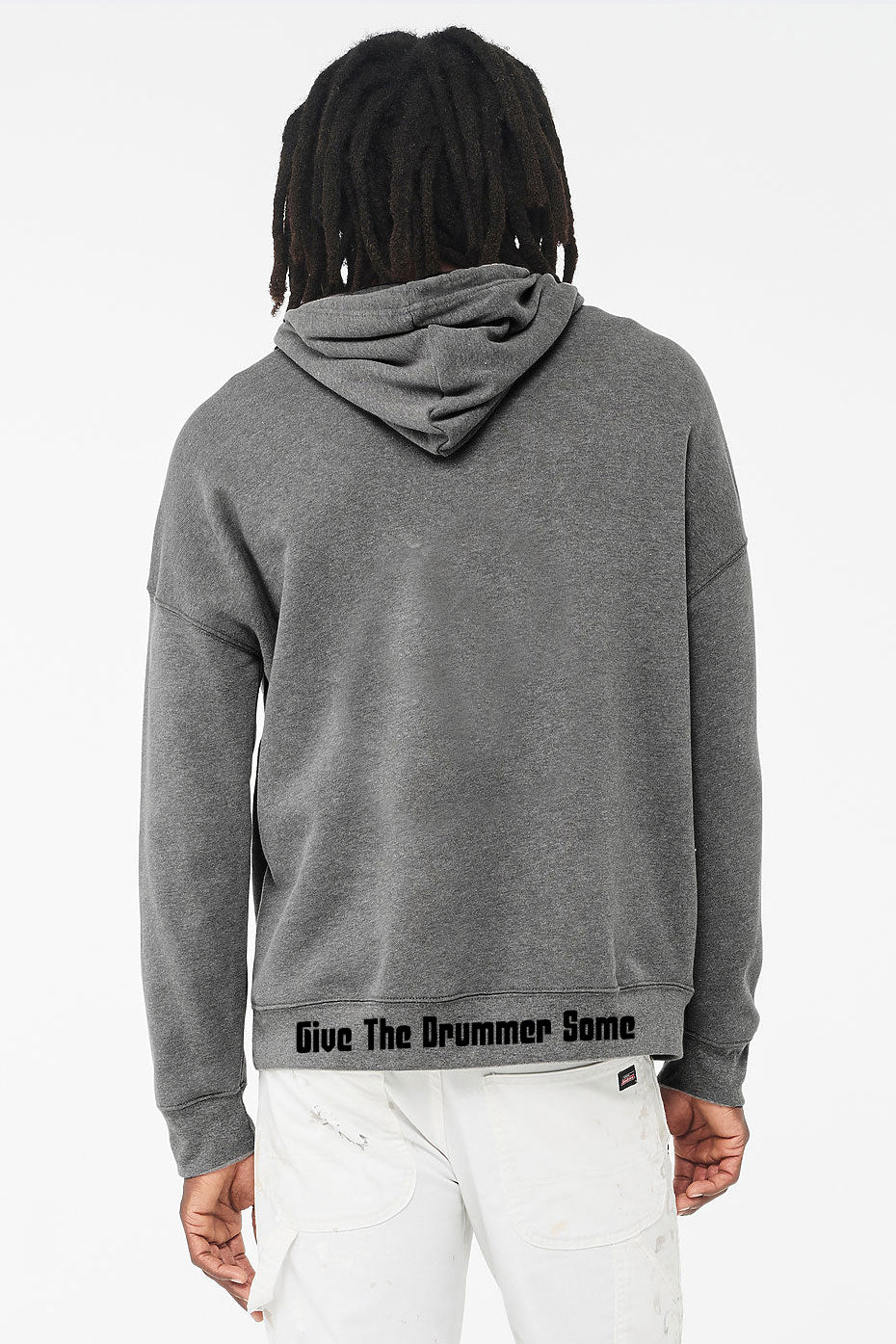 Give The Drummer Some™ UniSex Pullover Hoodie - Grey